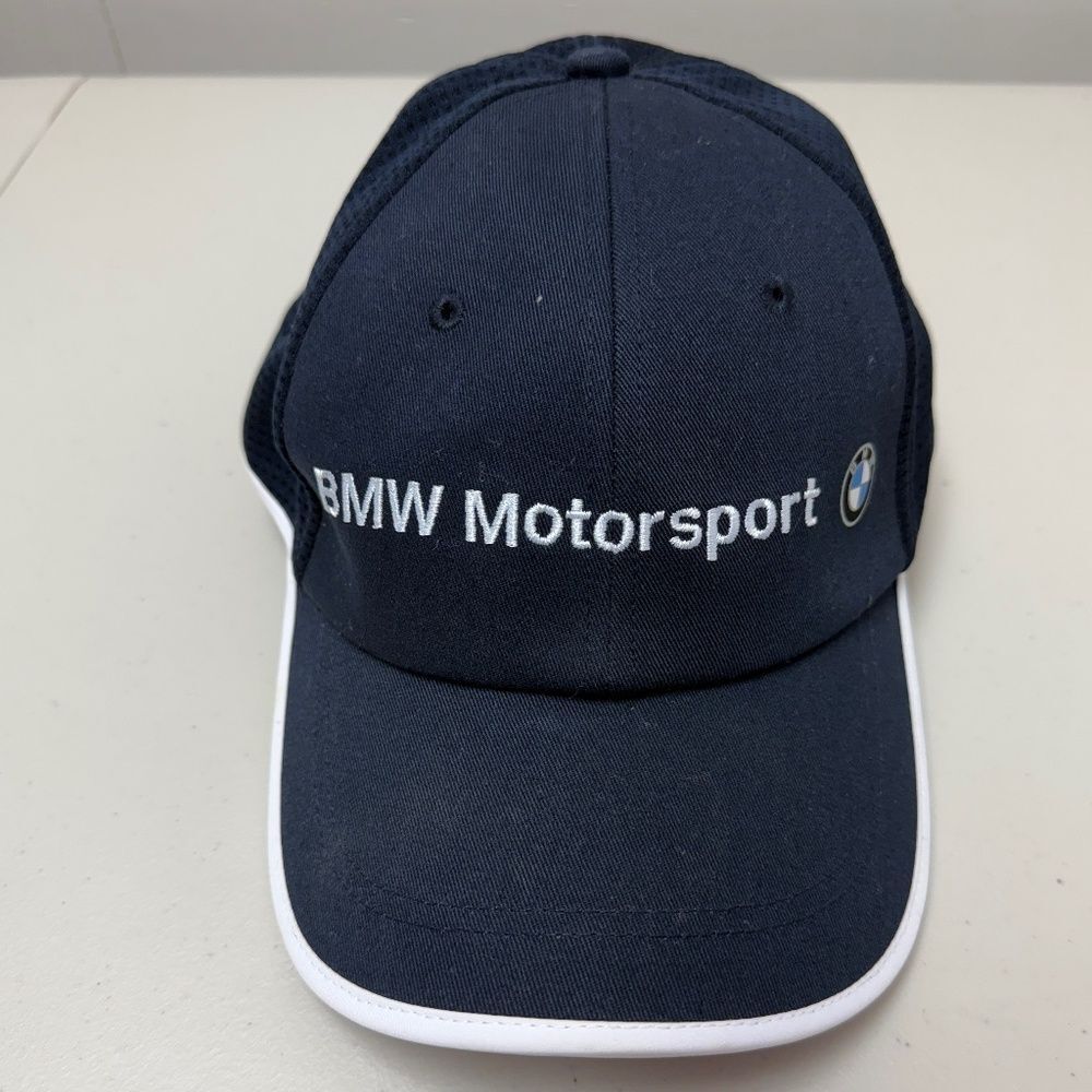 PUMA BMW Motorsport Navy Blue Adjustable Hat